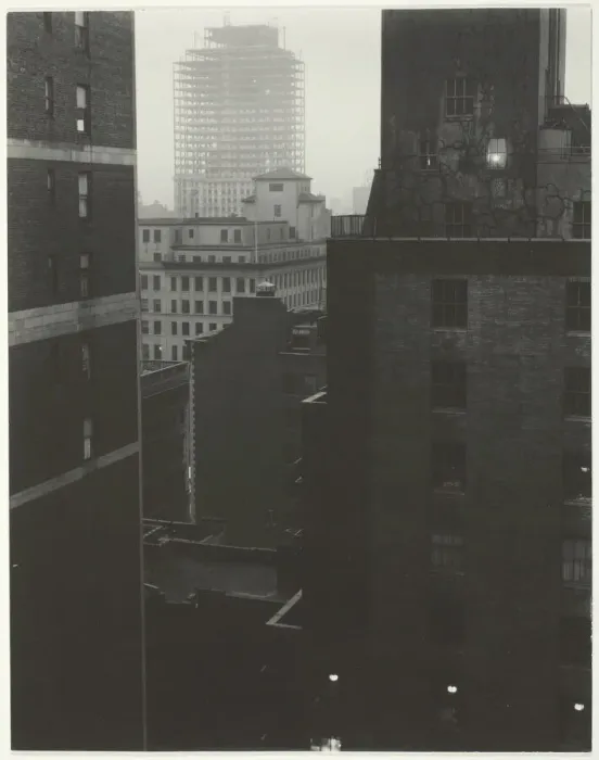 Framed Print : From My Window at An American Place, Southwest, 1932. Creator: Alfred Stieglitz Framed Print : From My Window at An American Place, Southwest, 1932. Creator: Alfred Stieglitz