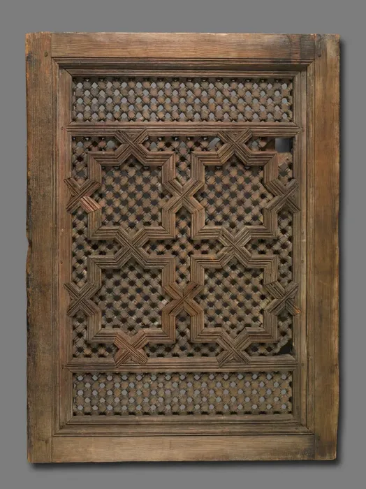 Framed Print : Window Screen (Mashrabiyya), Morocco, 17th / 18th century. Creator: Unknown Framed Print : Window Screen (Mashrabiyya), Morocco, 17th / 18th century. Creator: Unknown