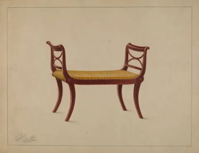 Framed Print : Window Seat, 1937. Creator: Ferdinand Cartier Framed Print : Window Seat, 1937. Creator: Ferdinand Cartier