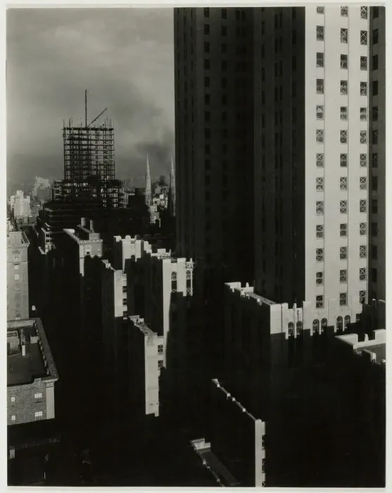 Framed Print : From My Window at the Shelton, West, 1931. Creator: Alfred Stieglitz Framed Print : From My Window at the Shelton, West, 1931. Creator: Alfred Stieglitz