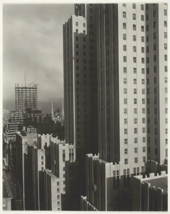 Framed Print : From My Window at the Shelton, West, 1931. Creator: Alfred Stieglitz Framed Print : From My Window at the Shelton, West, 1931. Creator: Alfred Stieglitz
