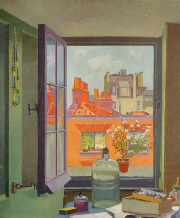 Framed Print : A Window in Warren Street, c1922. Artist: F Gregory Brown Framed Print : A Window in Warren Street, c1922. Artist: F Gregory Brown
