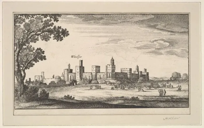 Framed Print : Windsor, after 1644. Creator: Abraham Aubri Framed Print : Windsor, after 1644. Creator: Abraham Aubri