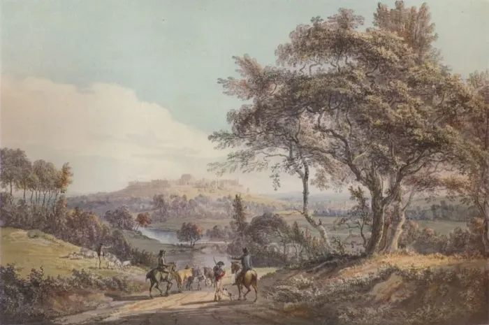 Framed Print : Windsor, 1785. Artist: Paul Sandby Framed Print : Windsor, 1785. Artist: Paul Sandby