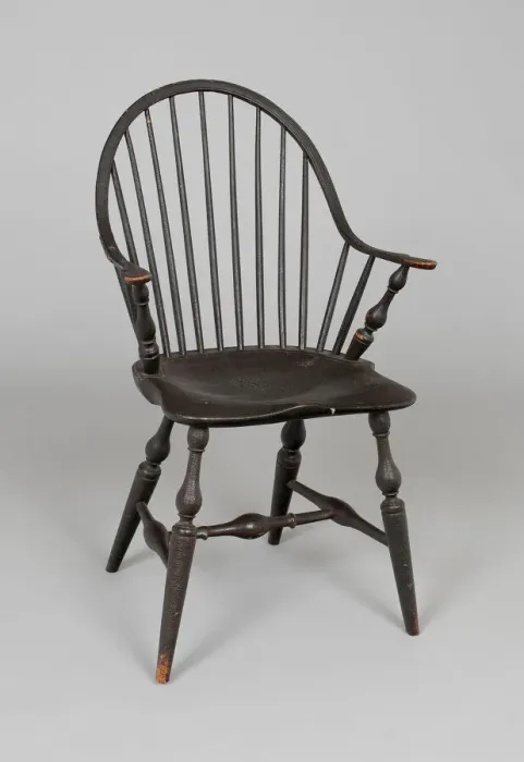 Framed Print : Windsor Armchair, 1752 / 87. Creator: J. M. Hasbrouck Framed Print : Windsor Armchair, 1752 / 87. Creator: J. M. Hasbrouck