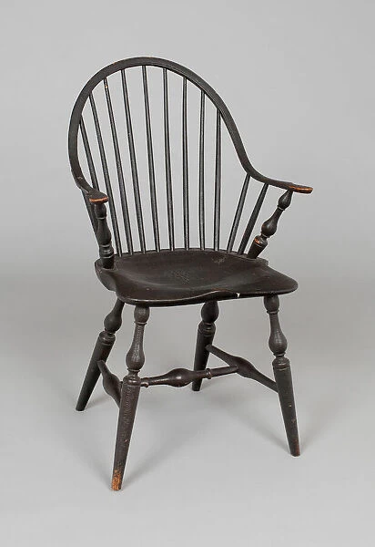 Windsor Armchair, 1752  /  87. Creator: J. M. Hasbrouck