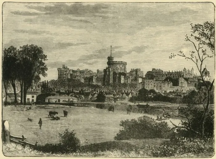 Framed Print : Windsor, from the Brocas, 1898. Creator: Unknown Framed Print : Windsor, from the Brocas, 1898. Creator: Unknown