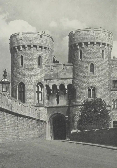 Framed Print : Windsor Castle. From the album: Photograph album - England, 1920s. Creator: Harry Moult Framed Print : Windsor Castle. From the album: Photograph album - England, 1920s. Creator: Harry Moult