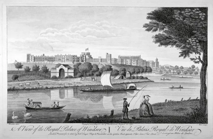 Framed Print : Windsor Castle, Berkshire, 1751. Artist: Nathaniel Parr Framed Print : Windsor Castle, Berkshire, 1751. Artist: Nathaniel Parr