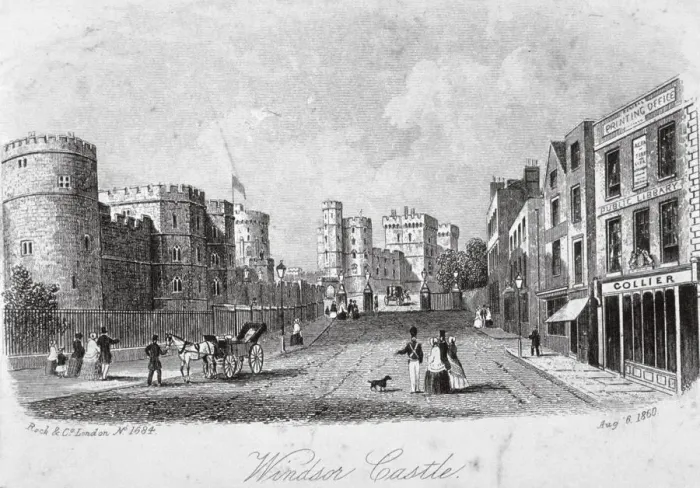 Framed Print : Windsor Castle, Berkshire, 1860 Framed Print : Windsor Castle, Berkshire, 1860