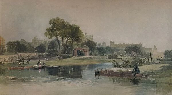 Windsor Castle from the Eton Play Ground, c1838. Artist: James Baker Pyne