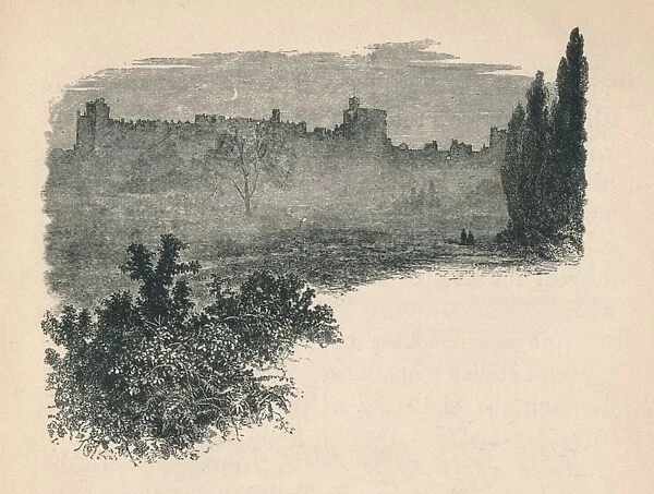 Windsor Castle from the Home Park, 1895