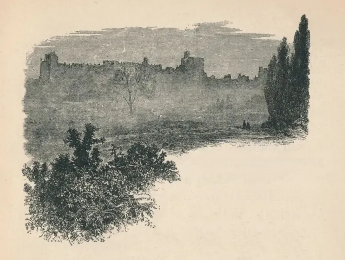 Framed Print : Windsor Castle from the Home Park, 1895 Framed Print : Windsor Castle from the Home Park, 1895
