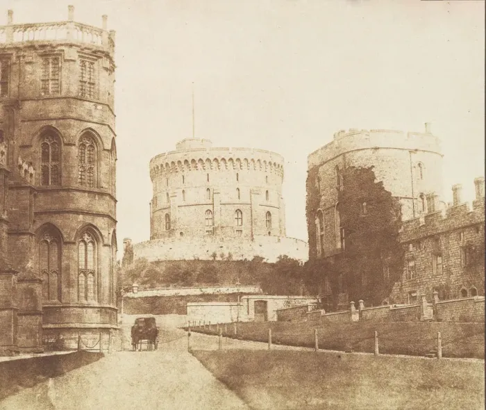 Framed Print : Windsor Castle, June 1841. Creator: William Henry Fox Talbot Framed Print : Windsor Castle, June 1841. Creator: William Henry Fox Talbot
