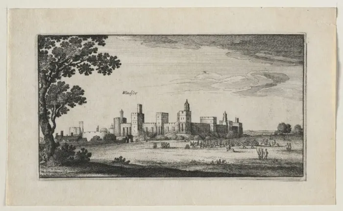 Framed Print : Windsor Castle from the Southeast, 1644. Creator: Wenceslaus Hollar (Bohemian, 1607-1677) Framed Print : Windsor Castle from the Southeast, 1644. Creator: Wenceslaus Hollar (Bohemian, 1607-1677)