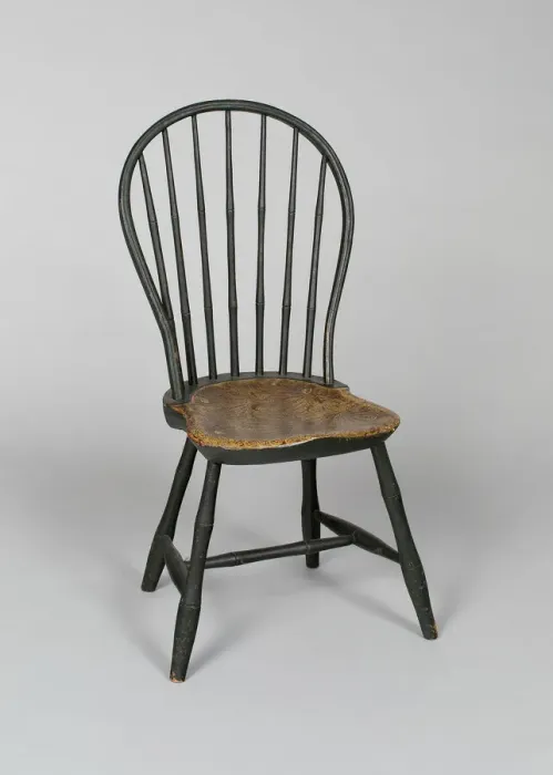 Framed Print : Windsor Side Chair, 1800 / 25. Creator: D. E. Cutter Framed Print : Windsor Side Chair, 1800 / 25. Creator: D. E. Cutter