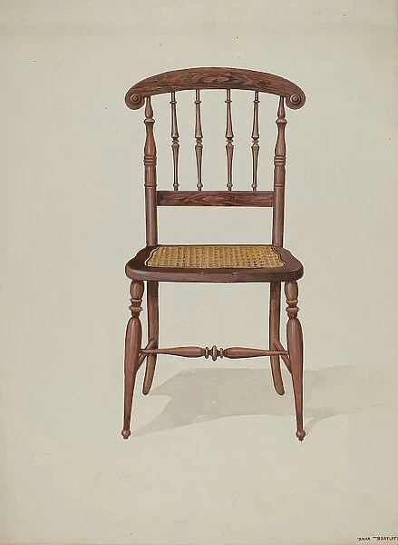 Windsor Chair, 1936. Creator: Dana Bartlett