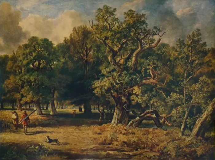 Framed Print : Windsor Forest, c1835. Artist: James Stark Framed Print : Windsor Forest, c1835. Artist: James Stark