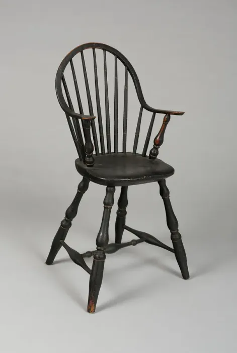 Framed Print : Windsor High Chair, 1790 / 1800. Creator: Unknown Framed Print : Windsor High Chair, 1790 / 1800. Creator: Unknown