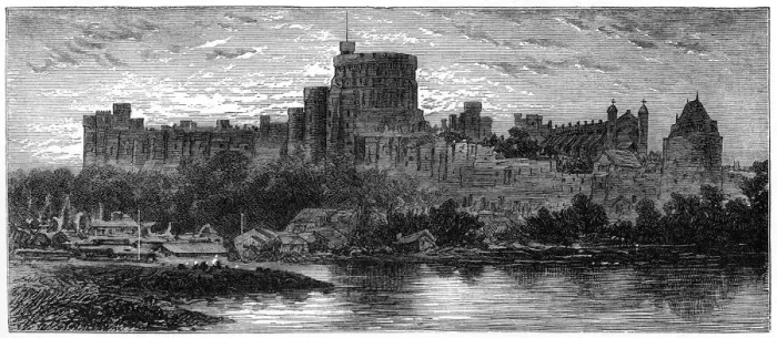 Framed Print : Windsor at Sunrise, from the Brocas, 1880. Artist: Robert Taylor Pritchett Framed Print : Windsor at Sunrise, from the Brocas, 1880. Artist: Robert Taylor Pritchett