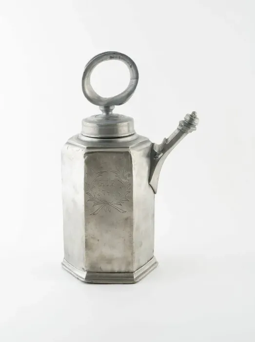 Framed Print : Wine Can, Zürich, 1746. Creator: Wilhelm I. Breitenger Framed Print : Wine Can, Zürich, 1746. Creator: Wilhelm I. Breitenger