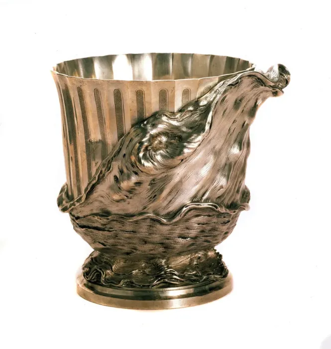 Framed Print : Wine cooler, 1731-1732. Artist: Germain, Thomas (1673-1748)
