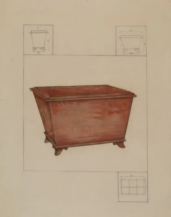 Framed Print : Wine Cooler, c. 1936. Creator: Henry Meyers Framed Print : Wine Cooler, c. 1936. Creator: Henry Meyers