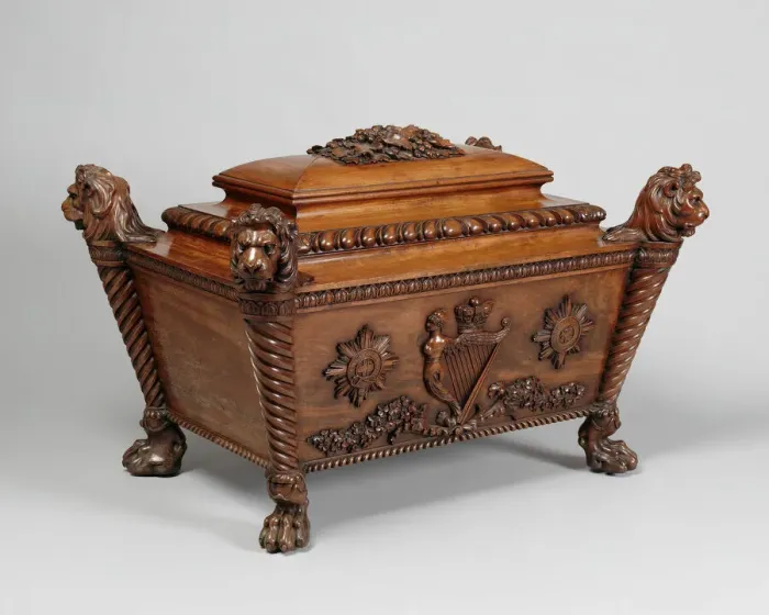 Framed Print : Wine Cooler, Ireland, c. 1821. Creator: Mack, Williams, and Gibton Framed Print : Wine Cooler, Ireland, c. 1821. Creator: Mack, Williams, and Gibton