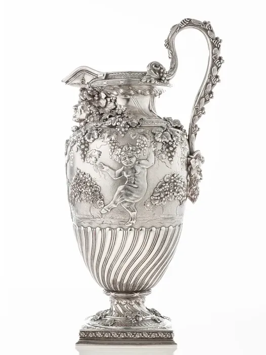 Framed Print : Wine ewer, about 1890. Creator: Tiffany & Co Framed Print : Wine ewer, about 1890. Creator: Tiffany & Co