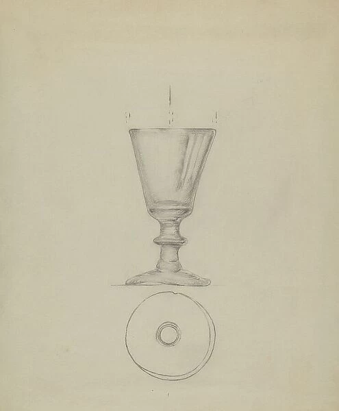 Wine Glass, c. 1936. Creator: Albert Eyth