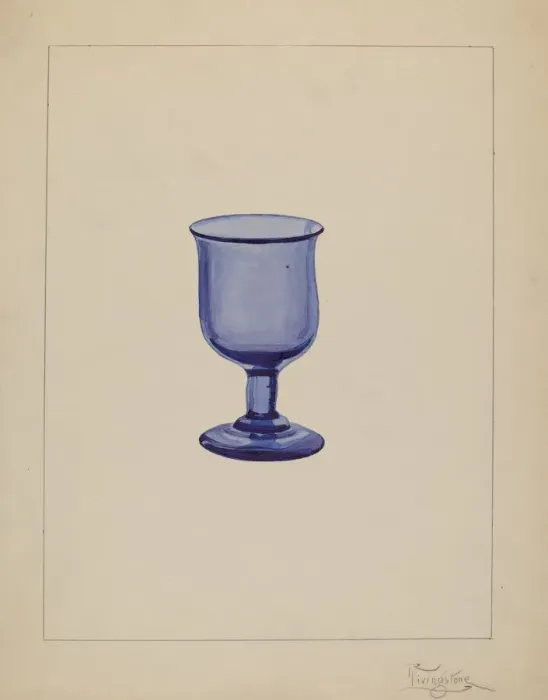 Framed Print : Wine Glass, c. 1937. Creator: Rolland Livingstone Framed Print : Wine Glass, c. 1937. Creator: Rolland Livingstone
