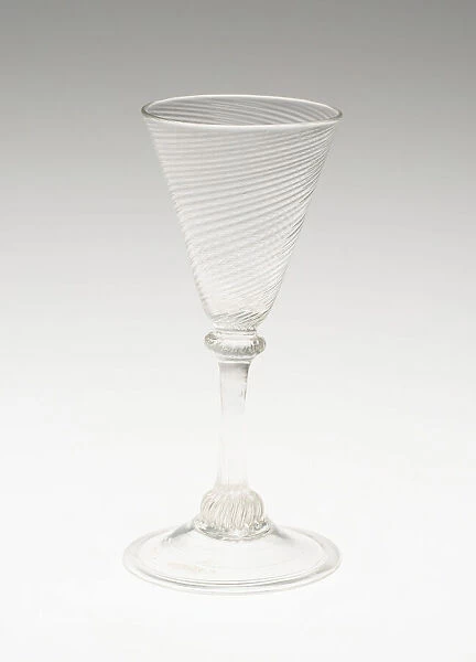 Wine Glass, Europe, 1700  /  50. Creator: Unknown
