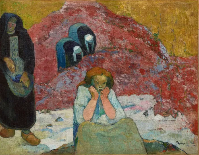 Framed Print : The Wine Harvest, Human Misery, 1888. Creator: Gauguin, Paul Eugé Framed Print : The Wine Harvest, Human Misery, 1888. Creator: Gauguin, Paul Eugé