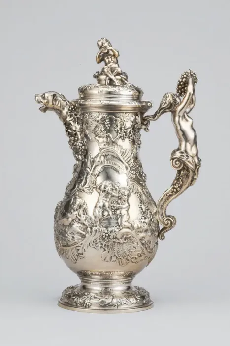 Framed Print : Wine Jug, London, 1739 / 40. Creator: Charles Frederick Kandler Framed Print : Wine Jug, London, 1739 / 40. Creator: Charles Frederick Kandler