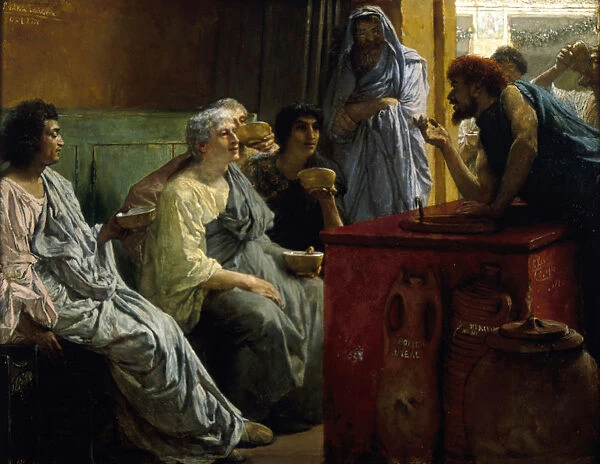 The Wine Shop, 1869-1874. Artist: Sir Lawrence Alma-Tadema