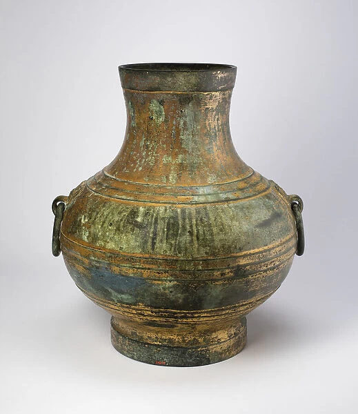 Wine Vessel (hu or zhong), Western Han dynasty (206 B. C. -A. D. 9), 2nd  /  1st century B. C