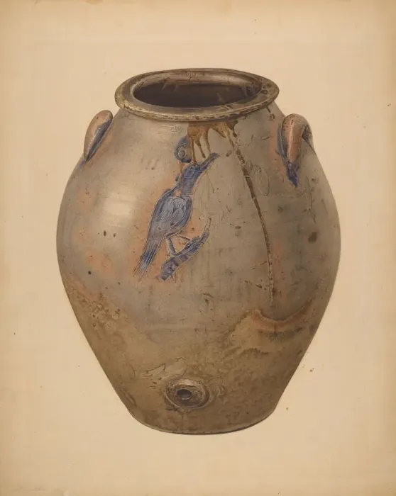 Framed Print : Wine or Water Jar, c. 1940. Creator: Giacinto Capelli Framed Print : Wine or Water Jar, c. 1940. Creator: Giacinto Capelli