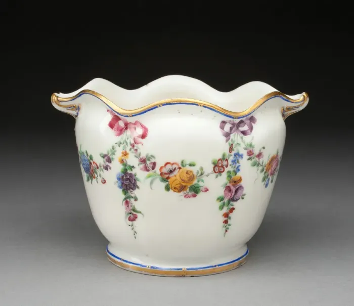 Framed Print : Wineglass Cooler, Sevres, 1758. Creators: Sevres Porcelain Manufactory Framed Print : Wineglass Cooler, Sevres, 1758. Creators: Sevres Porcelain Manufactory