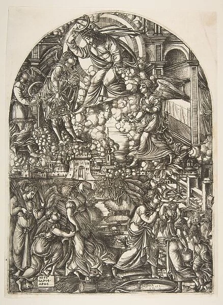 The Winepress of the Wrath of God, from the Apocalypse. n. d. Creator: Jean Duvet