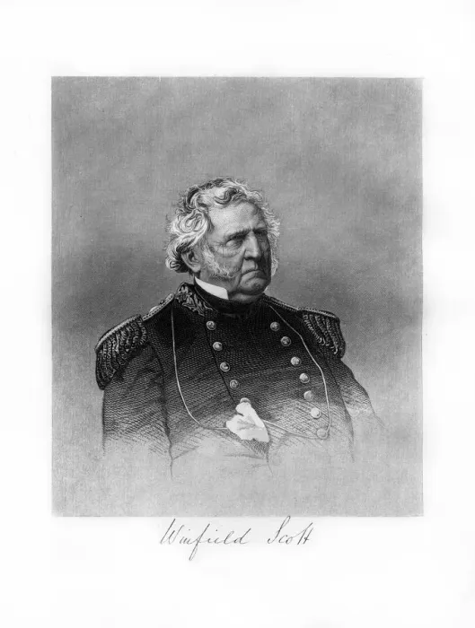 Framed Print : Winfield Scott, United States Army general, diplomat, and presidential candidate, (1872) Framed Print : Winfield Scott, United States Army general, diplomat, and presidential candidate, (1872)