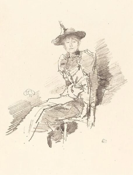 The Winged Hat, 1890. Creator: James Abbott McNeill Whistler