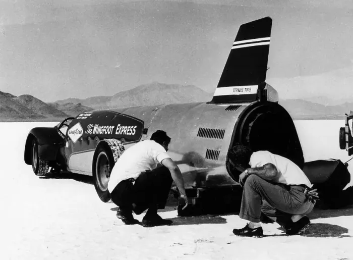 Framed Print : Wingfoot Express Land Speed Record car, Bonneville Salt Flats, Utah, USA, 1964 Framed Print : Wingfoot Express Land Speed Record car, Bonneville Salt Flats, Utah, USA, 1964