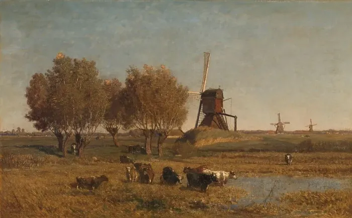 Framed Print : De Winkel near Abcoude, c.1877. Creator: Paul Joseph Constantin Gabriel Framed Print : De Winkel near Abcoude, c.1877. Creator: Paul Joseph Constantin Gabriel