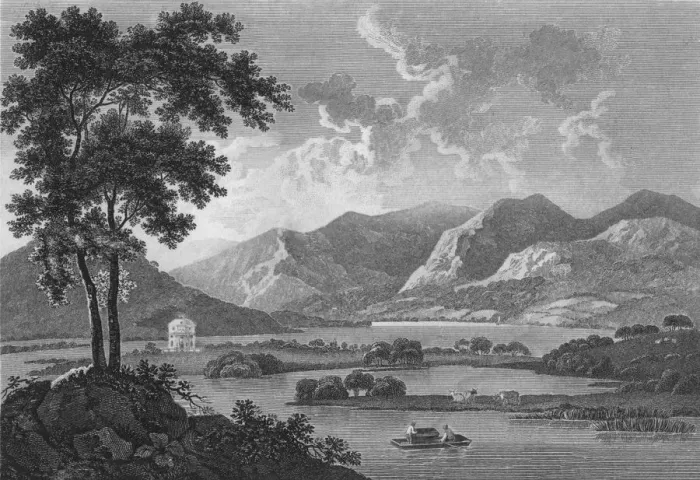 Framed Print : Winnandermere - Lake, 1784. Creator: Samuel Middiman Framed Print : Winnandermere - Lake, 1784. Creator: Samuel Middiman