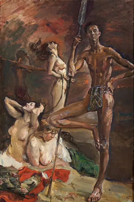 Framed Print : The Winner. Artist: Slevogt, Max (1868-1932) Framed Print : The Winner. Artist: Slevogt, Max (1868-1932)