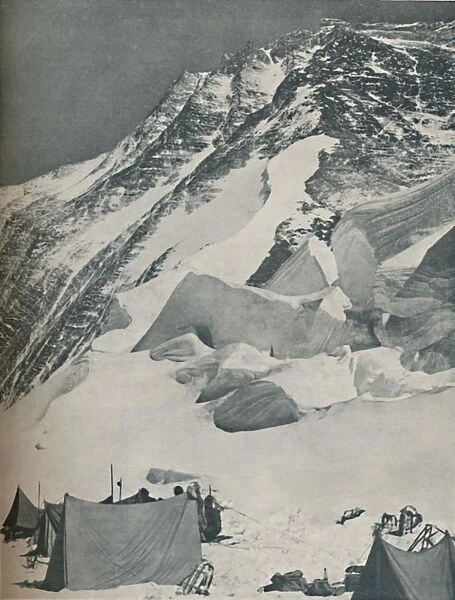 Winning Towards The Goal: A Camp in the Snows of Everest, c1935. Artist: Mount Everest Committee