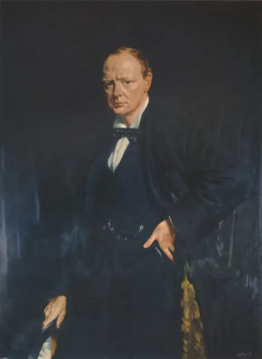 Framed Print : Winston Churchill, c1916, (1941) Framed Print : Winston Churchill, c1916, (1941)