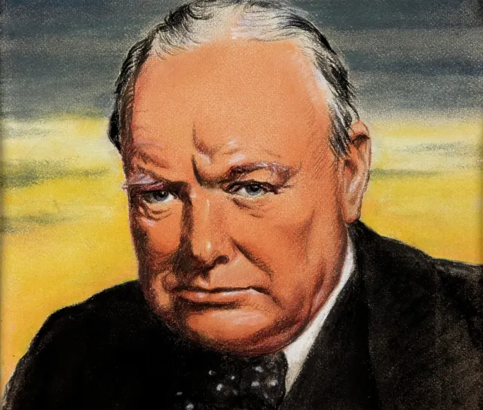 Framed Print : Winston Churchill, c1944. Creators: William Timym, Central Office of Information Framed Print : Winston Churchill, c1944. Creators: William Timym, Central Office of Information