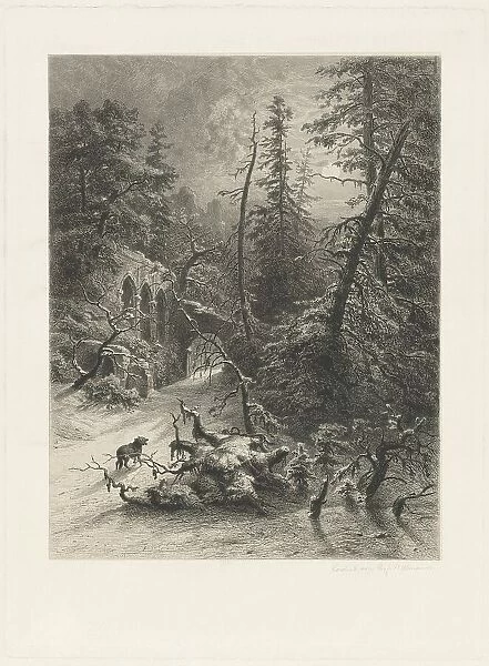 Winter, 1871. Creator: Eduard Willmann