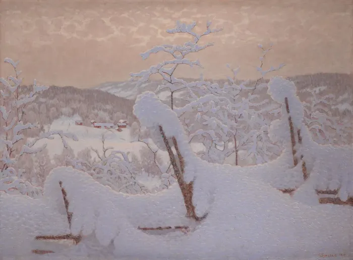 Framed Print : Winter, 1915 Framed Print : Winter, 1915